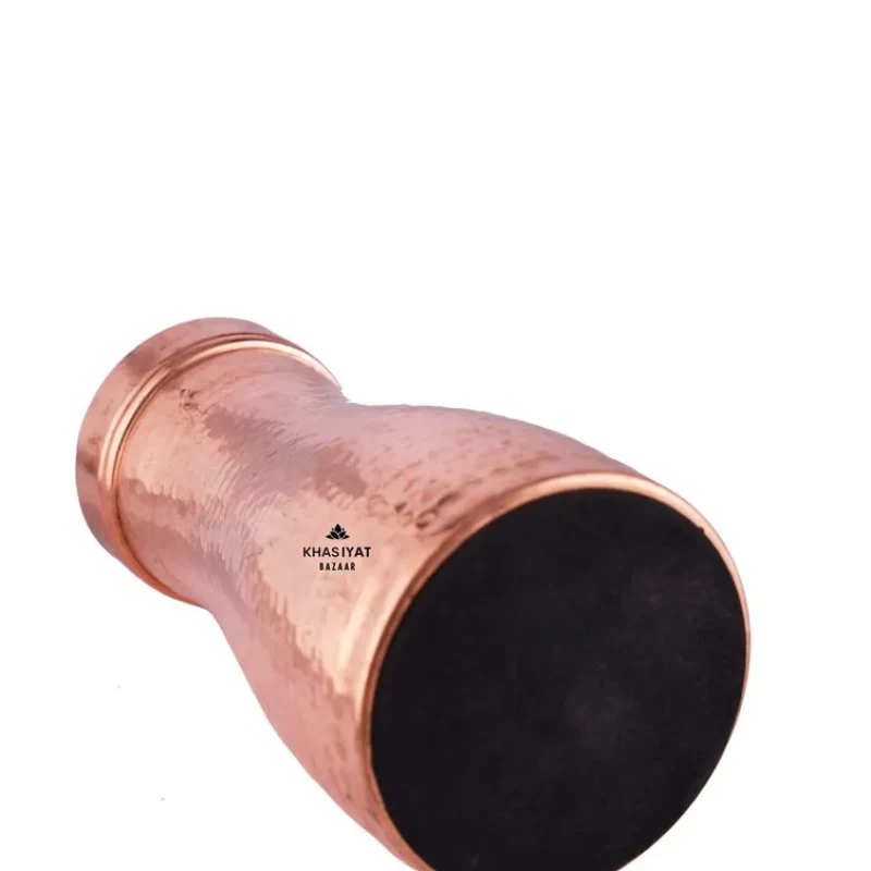 Copper Water Pitcher with glass / Bedroom Water Bottle / Gadva / Tambya - KB205