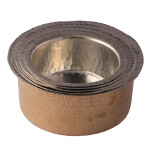 Brass Pital Tope / Patila Hammered (5 Piece Set) with kalai -KB006