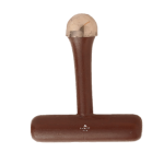 Kansa Massage Wand / Bronze Capped Face Massager (T Shaped) - KB510