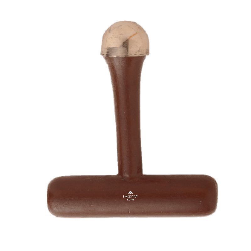 Kansa Massage Wand / Bronze Capped Face Massager (T Shaped) - KB510