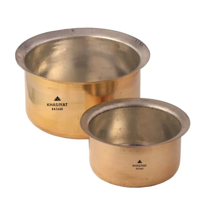 Pital Tope / Patila (Plain) with Kalhai (Tin Lining) -KB007