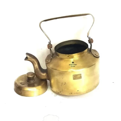 Vintage Brass Tea Kettle