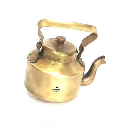 Vintage Brass Tea Kettle