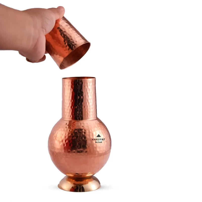 Copper Water Pitcher / Bedroom Water Bottle / Surai - KB204