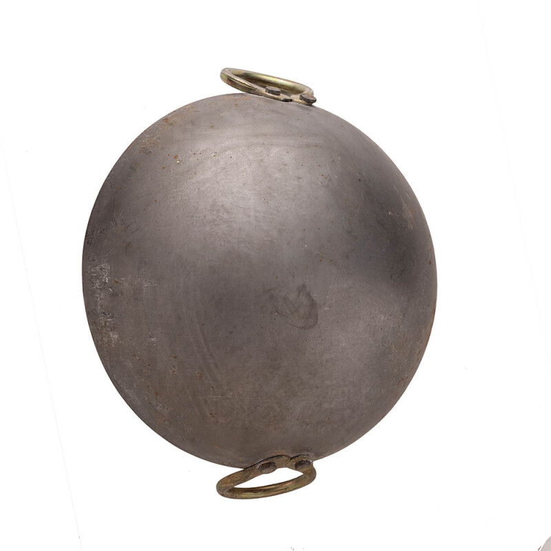 Iron Kadhai / Karahi / Kadai (White with handle) KB312