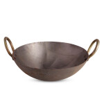 Iron Kadhai / Karahi / Kadai (White with handle) KB312